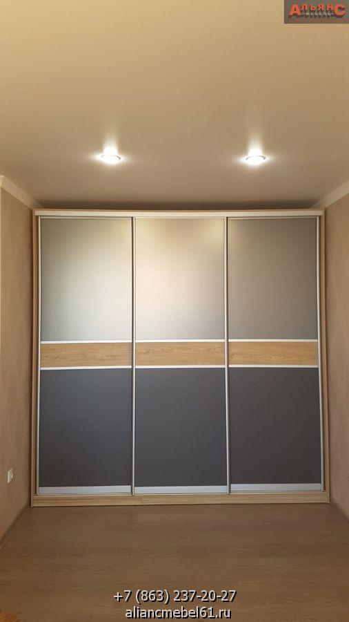 Шкаф-купе на заказ с комбинированными вставками из лдсп с разделителями - фото 28 Шкаф-купе на заказ с комбинированными вставками из лдсп с разделителями