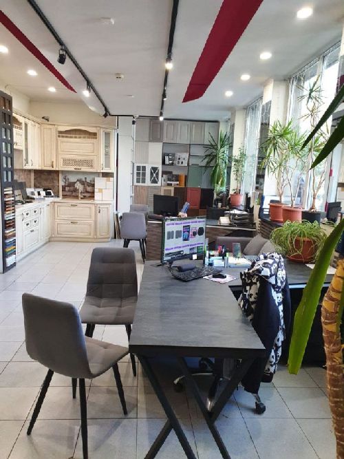 foto 5 23 Угловая кухня с антресолями до потолка - 70